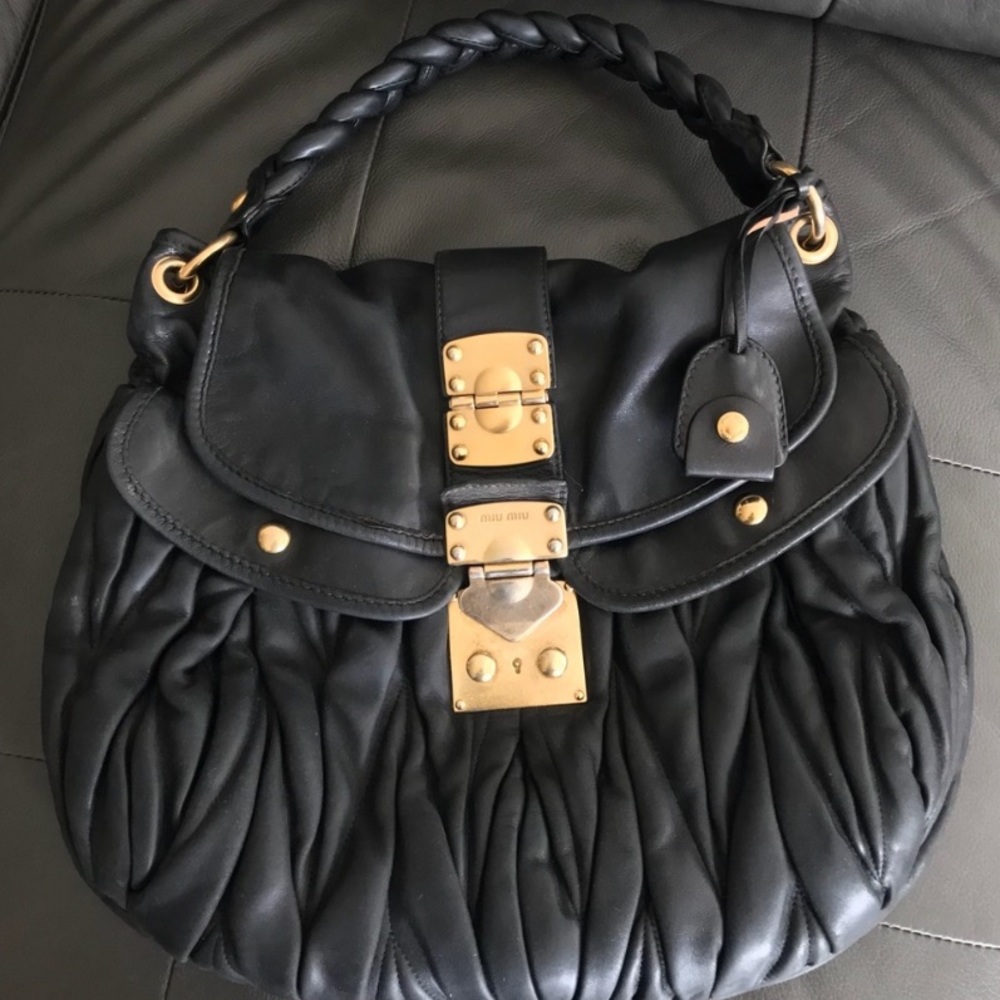 **SOLD** Miu Miu by PRADA- the ADORED Black Coffer